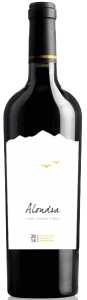Botella y etiqueta de Alondra 2014
